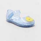 Toddler Girls' Hydee Sun Print Glitter Jelly Sandals - Cat & Jack Blue