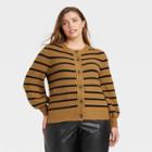 Women's Plus Size Cardigan - Who What Wear Brown