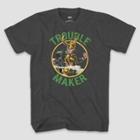 Men's Marvel Loki Trouble Maker Short Sleeve Graphic T-shirt - Heather Gray