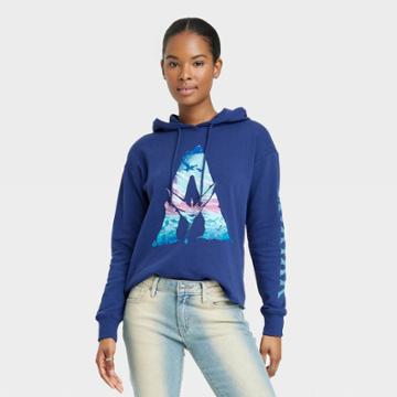 Women's Avatar Graphic Hoodie - Blue