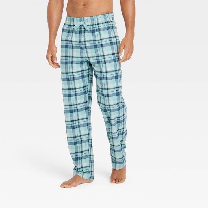 Men's Plaid Flannel Pajama Pants - Goodfellow & Co