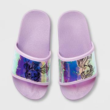 Frozen Girls' Disney Elsa Swim Slide Sandals - 5-6 - Disney Store, One Color