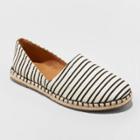 Women's Andi Microsuede Espadrille Flats - A New Day Cream 8, Women's, Ivory