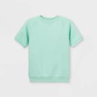 Kids' Short Sleeve Pullover Sweatshirt - Cat & Jack Mint