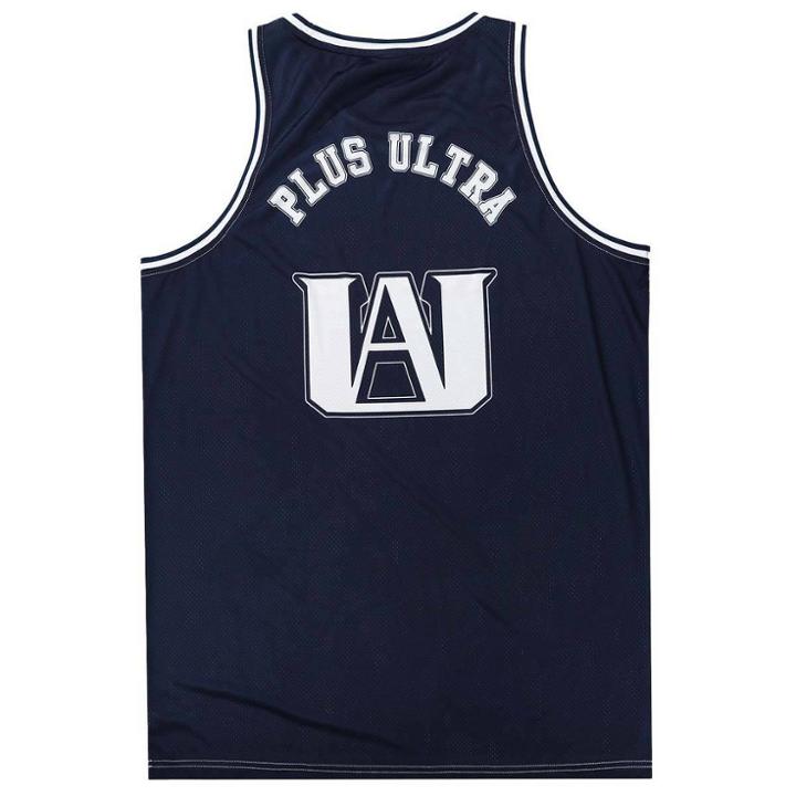 Men's My Hero Academia Jersey Tank Top - Navy Blue