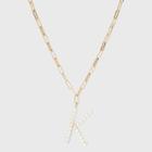 Sugarfix By Baublebar Pearl Initial K Pendant Necklace - Pearl, White