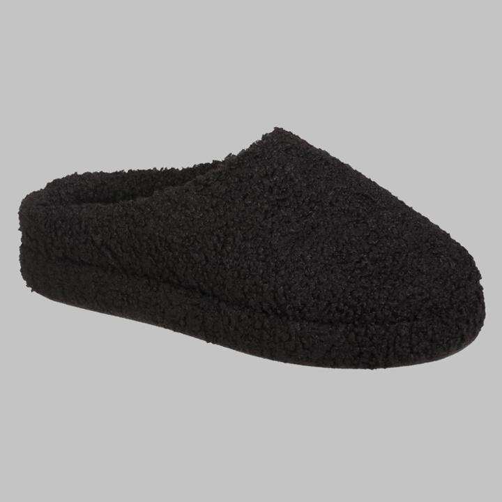 Isotoner Women's Fiona Hoodback Slippers - Black