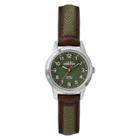 Women's Timex Indiglo Expedition Field Watch With Nylon/leather Strap - Brown Tw4b12000jt