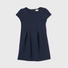 Petitegirls' Stretch Short Sleeve Uniform Knit Jumpsuit - Cat & Jack Blue