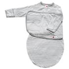 Embe Emb Starter Long Sleeve Swaddle Wrap With Fold Over Mitts - Gray