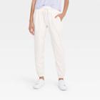 Women's Lined Woven Joggers - All In Motion Cream