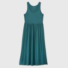 Women's Plus Size Sleeveless A-line Babydoll Dress - Ava & Viv Green