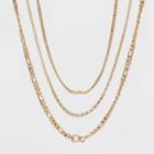 Love Layered Chain Necklace Set 3pc - Wild Fable Gold