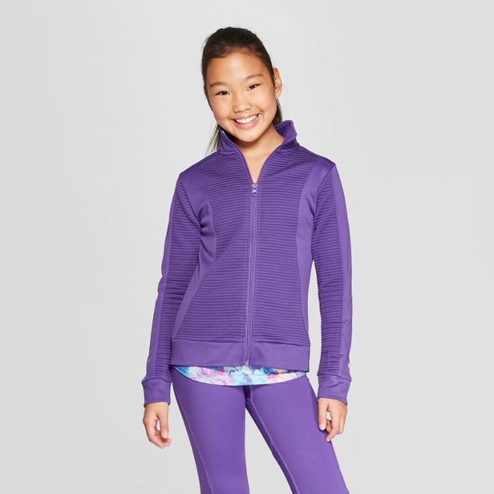 Girls' Cardio Jacket - C9 Champion Plum Purple
