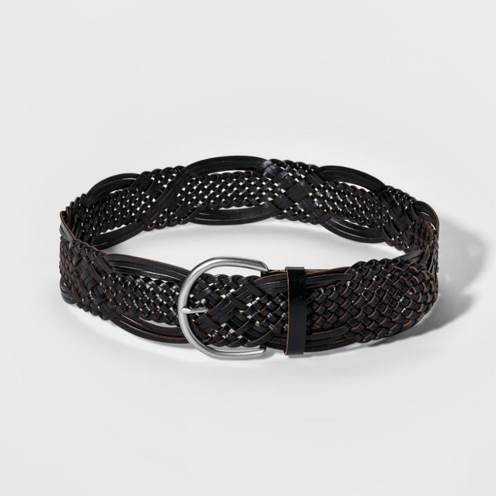 Women's Macrame Belts - Universal Thread Black