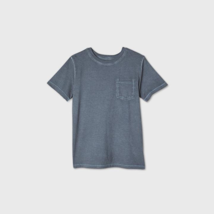 Kids' Pocket T-shirt - Cat & Jack Teal