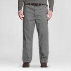 Dickies Men's Big & Tall Relaxed Straight Fit Sanded Duck Canvas Carpenter Jean- Slate (grey)