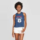 Women's Disney Mickey Tank Top - Modern Lux (juniors') - Navy