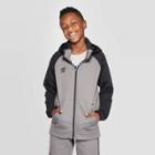 Umbro Boys' Premium Fleece Full Zip Hoodie - Gray M, Boy's,