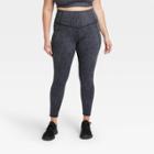 Women's Plus Size Premium High-rise Snake Print Leggings 25 - All In Motion Black