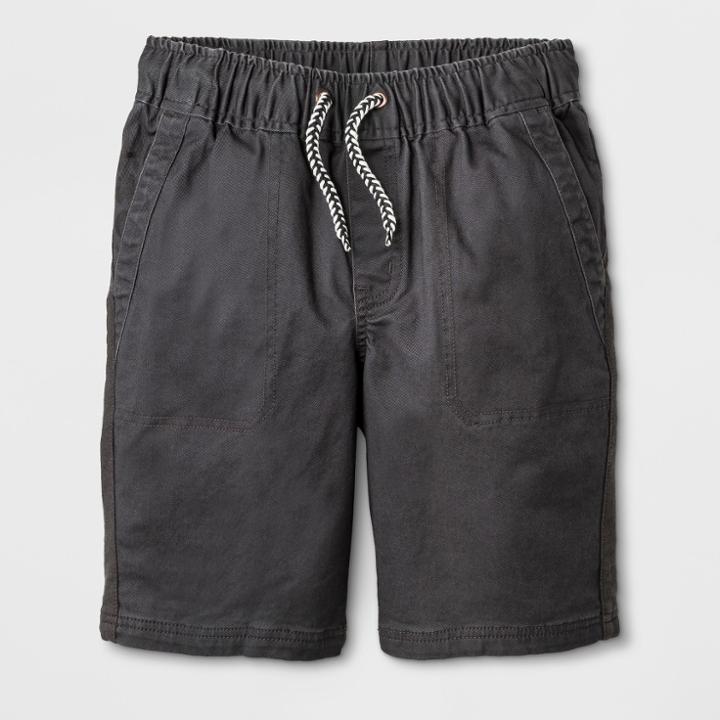 Boys' Pull-on Shorts - Cat & Jack Charcoal (grey)