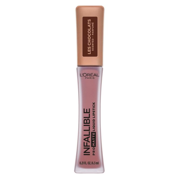 L'oreal Paris L'oral Paris Infallible Pro Matte Les Chocolats Scented Lipstick Candy Man 0.21 Fl. Oz.,