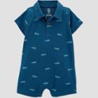 Baby Boys' Alligator Romper - Just One You Made By Carter's Navy Newborn, Blue