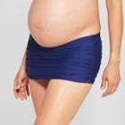 Maternity Side Ruched Swim Skirt - Sea Angel - Navy Xl, Women's, Blue