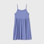 Women's Sleeveless Rib Knit Babydoll Dress - Wild Fable Blue