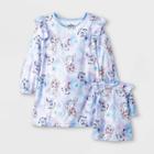 Toddler Girls' Frozen 'doll And Me' Nightgown - Blue