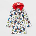 Boys' Super Mario Hooded Robe - White