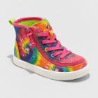 Toddler Girls' Billy Footwear Harmon Tie-dye Zipper Apparel Sneakers - 8, Multicolor/tie-dye