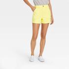 Women's High-rise Carpenter Shorts - Universal Thread Yellow