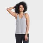 Women's Skinny Racerback Tank Top - All In Motion Charcoal Heather