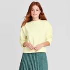 Women's Fleece Sweatshirt - A New Day Yellow