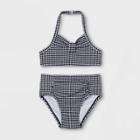 Toddler Girls' Retro Seersucker Bikini Set - Cat & Jack Navy