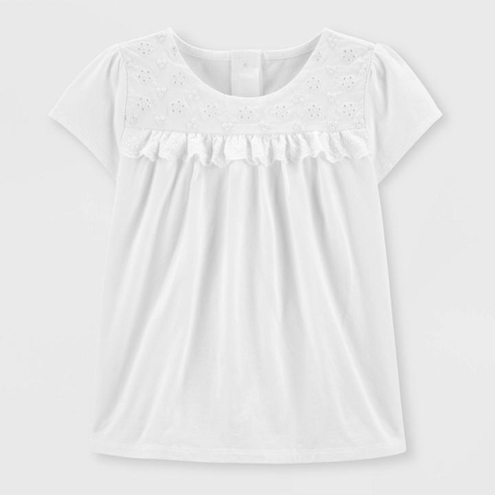 Oshkosh B'gosh Toddler Girls' Knit Blouse - White