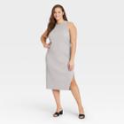 Women's Plus Size Tank Dress - Who What Wear Gray