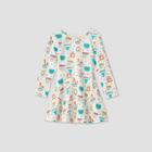 Toddler Girls' Knit Long Sleeve Dress - Cat & Jack Cream