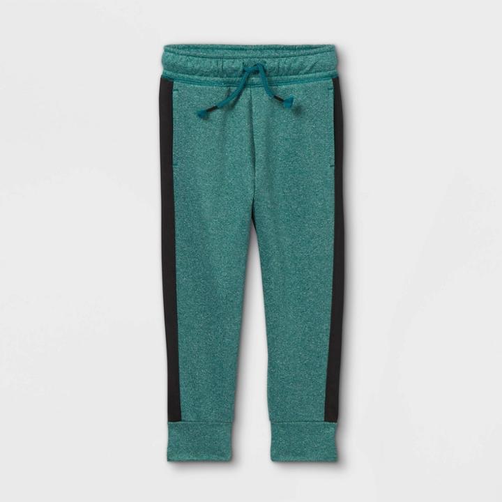 Toddler Boys' Active Jogger Pull-on Pants With Side Stripes - Cat & Jack Green