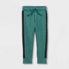 Toddler Boys' Active Jogger Pull-on Pants With Side Stripes - Cat & Jack Green