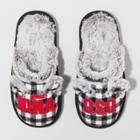 Girls' Family Sleep Nina Oso Youth Slippers - Wondershop Black
