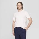 Men's Big & Tall Regular Fit Short Sleeve Lyndale Crew T-shirt - Goodfellow & Co Dusk Pink