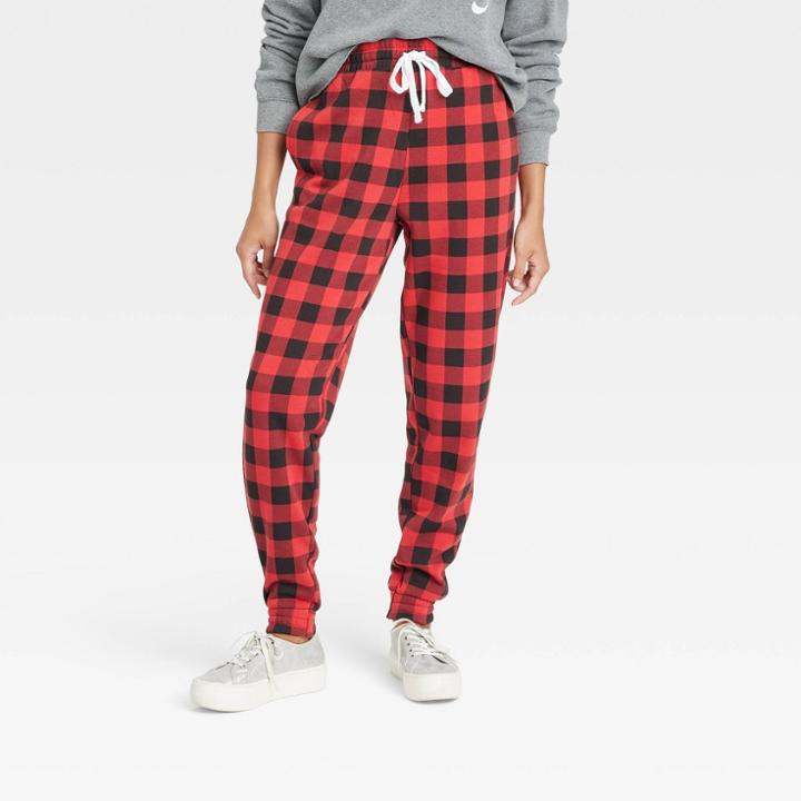 Grayson Threads Women's Santa Baby Matching Graphic Plaid Pants -