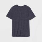 Men's Tall Polka Dot Athletic Fit Short Sleeve Novelty Crew Neck T-shirt - Goodfellow & Co Navy