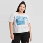 Women's Plus Size Ballet Short Sleeve T-shirt - Mighty Fine (juniors') - Gray 1x, Women's,