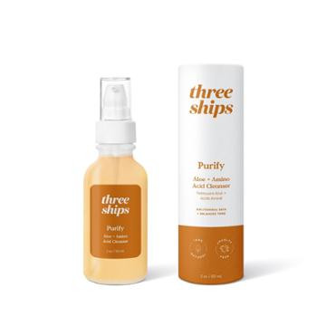 Three Ships Purify Aloe + Amino Acid Cleanser