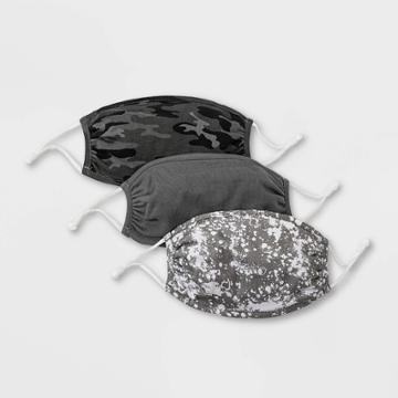 Kids' 3pk Mask - Harper & Elliott Gray/charcoal