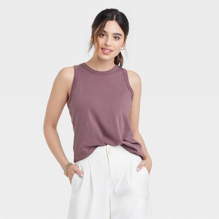 Women's Supima Tank Top - A New Day Purple