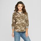 Women's Long Sleeve Camden Button-down Camo Shirt- Universal Thread Camo
